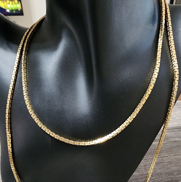 Monet Shimmering Gold Necklace - Picture 2 of 8